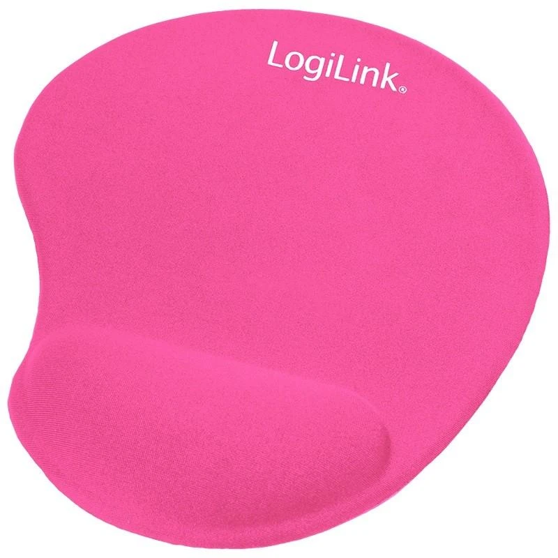 LOGILINK ID0027P LOGILINK - Gelis Pelės kilimėlis su riešo atrama atrama, rožinė