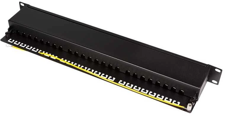 LOGILINK NP0061 LOGILINK- Patch Panel 19 montavimas Cat.6A STP 24 jungtys, juodos