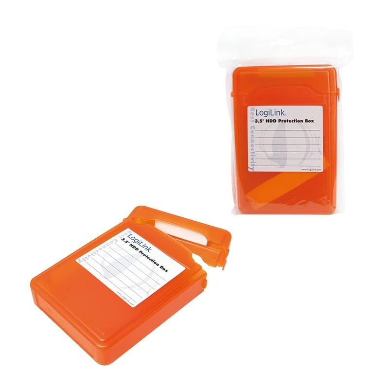 LOGILINK UA0133O LOGILINK - Dėžutės apsauga nuo HDD3.5 oranžinė
