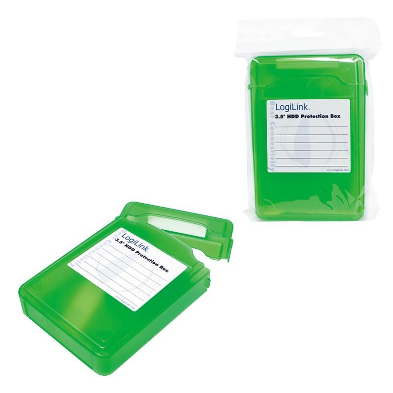 LOGILINK UA0133G LOGILINK - Dėžutės apsauga nuo HDD3.5 žalias