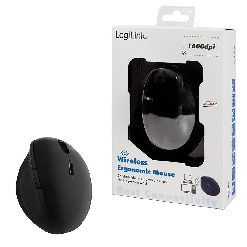 Logilink | Pelė | ID0139 | Wireless | Juodas