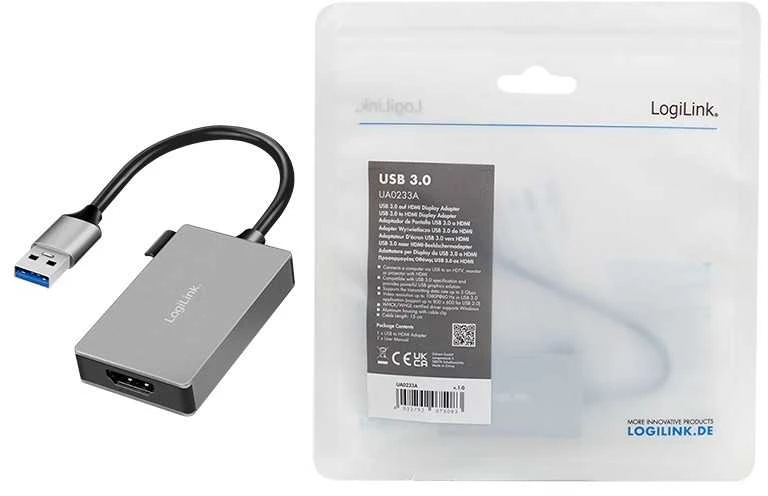 LogiLink USB3.0 į HDMI adapteris