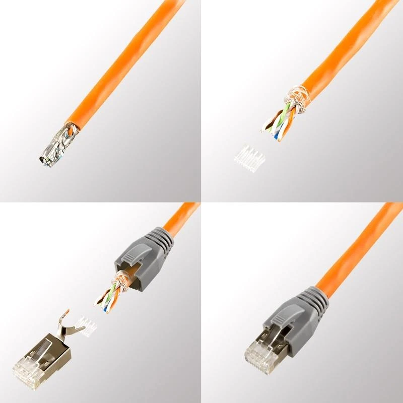 Logilink RJ45 montavimo eiga