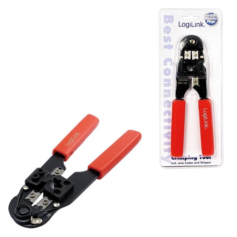 LogiLink Prisijungti | Presavimo įrankis RJ45 su metalo pjaustytuvu