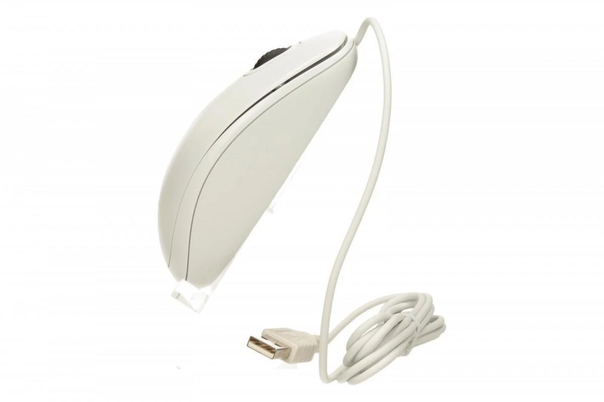 Pelė LOGITECH B100, USB, balta sp.