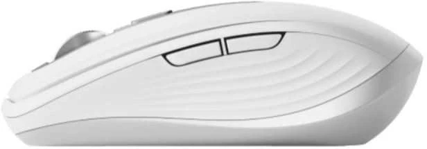 Belaidė pelė Logitech MX Anywhere 3S - RF belaidė + Bluetooth, lazerinis, 8000 DPI, Pale Pilkas (Baltas)