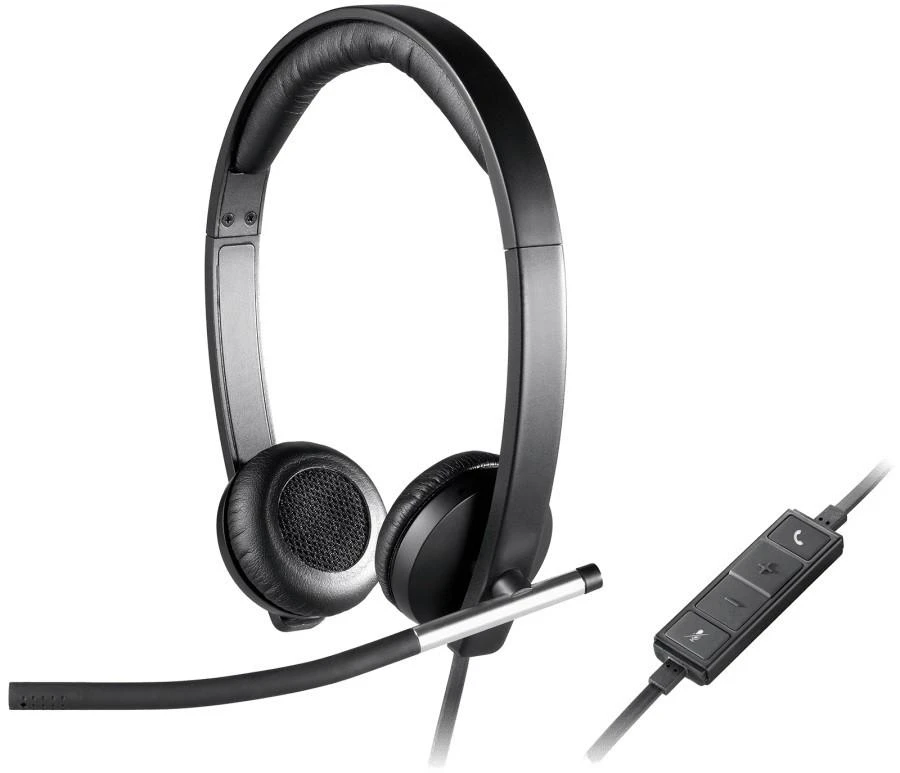 Universalios ausinės Logitech H650e, Stereo, su mikrofonu, USB jungtis