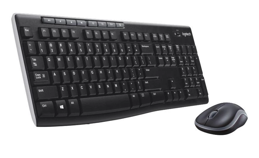 Belaidis klaviatūros ir pelės rinkinys Logitech MK270, Čekų išdėstymas