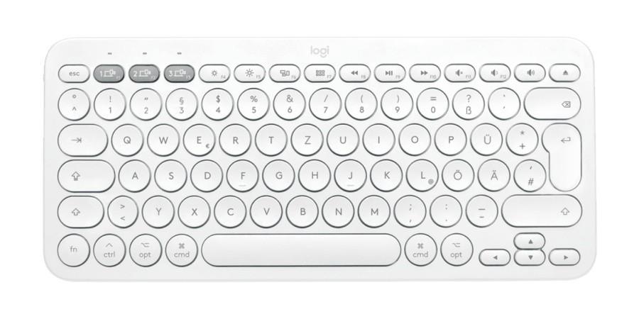 Logitech K380 Bluetooth Klaviatura Skirta Mac Ipad Iphone Us Isdėstymas Balta Varle Lt