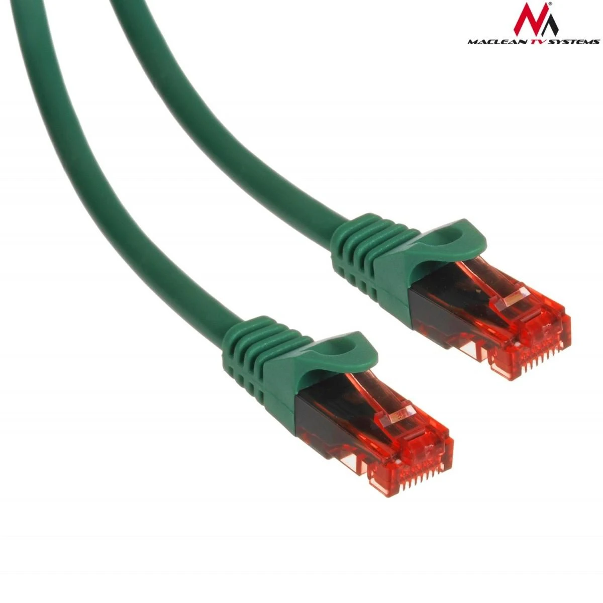 MACLEAN MCTV-302G Maclean MCTV-302G Patchcord UTP cat6 Kabelio kištukas-kištukas 2m žalias