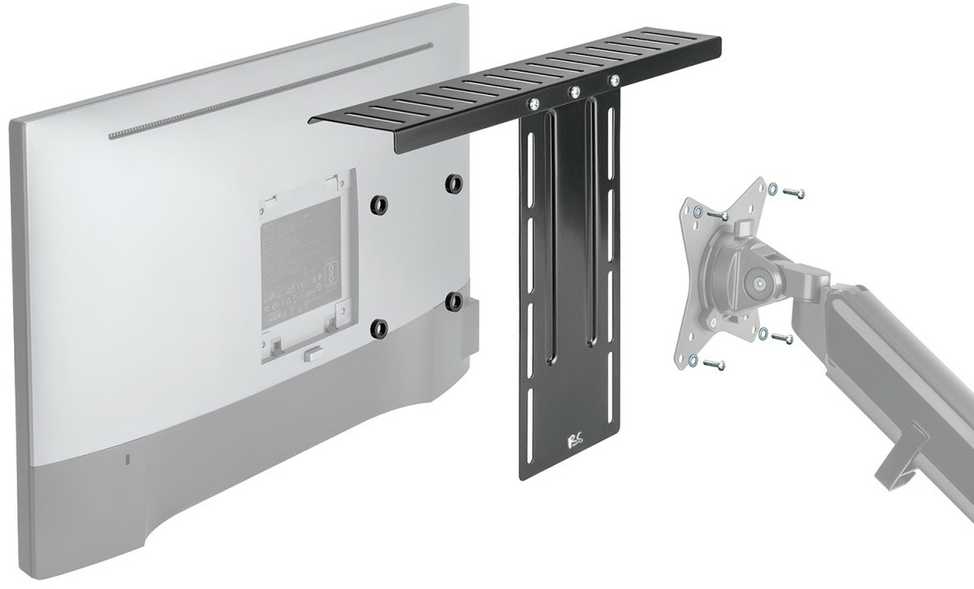 Support / étagère pour appareil photo / caméscope / illuminateur All-In-One NanoRS, YouTube, VESA 100x100, RS464