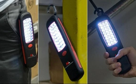 MACLEAN MCE03 Maclean MCE03 Garažo lempa 24 LED magnetinis kabliukas