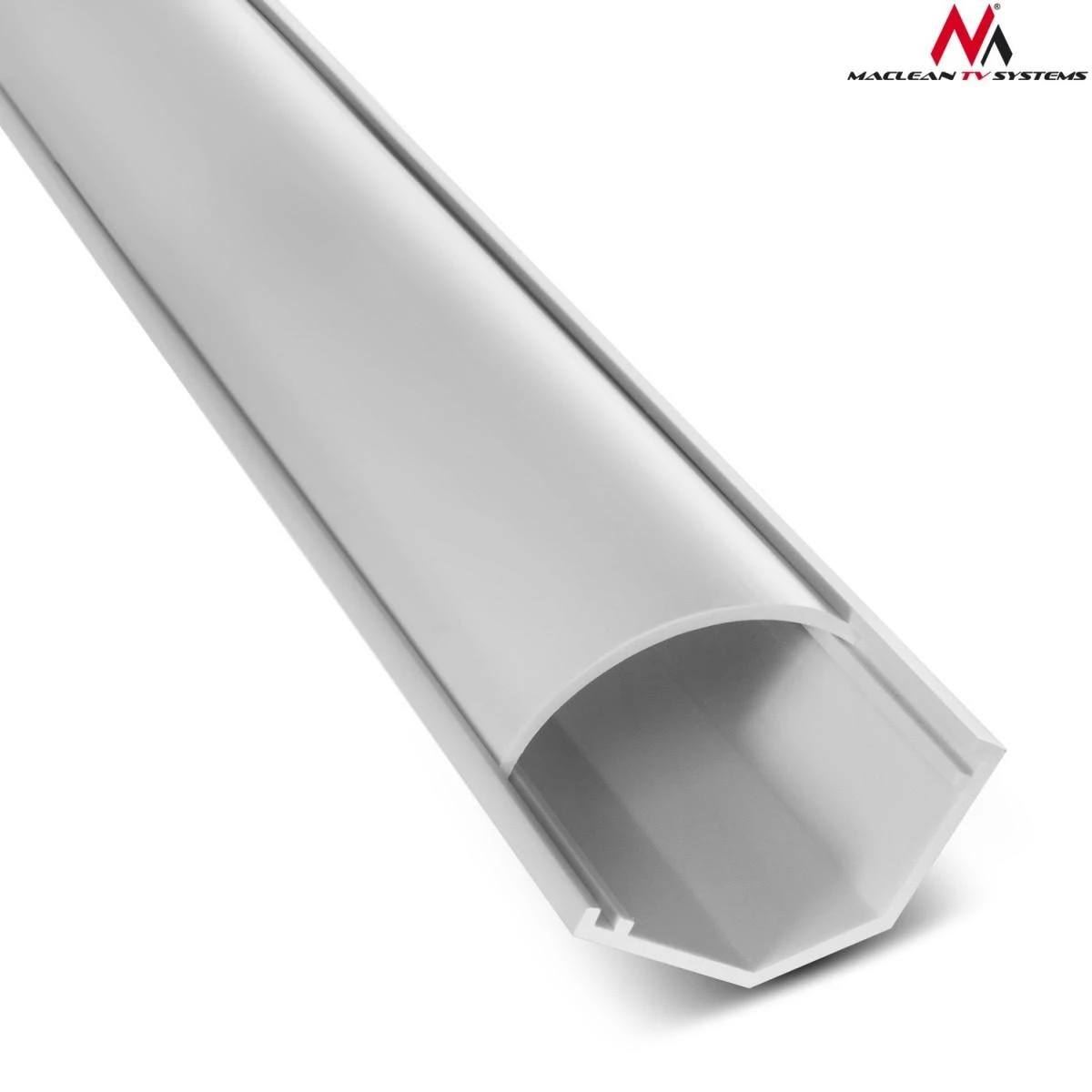 MACLEAN MCTV-577 Maclean MCTV-577 Kabelio dangtelis kabeliniam kanalui 1,5m 73 * 42MM Baltas su juostele
