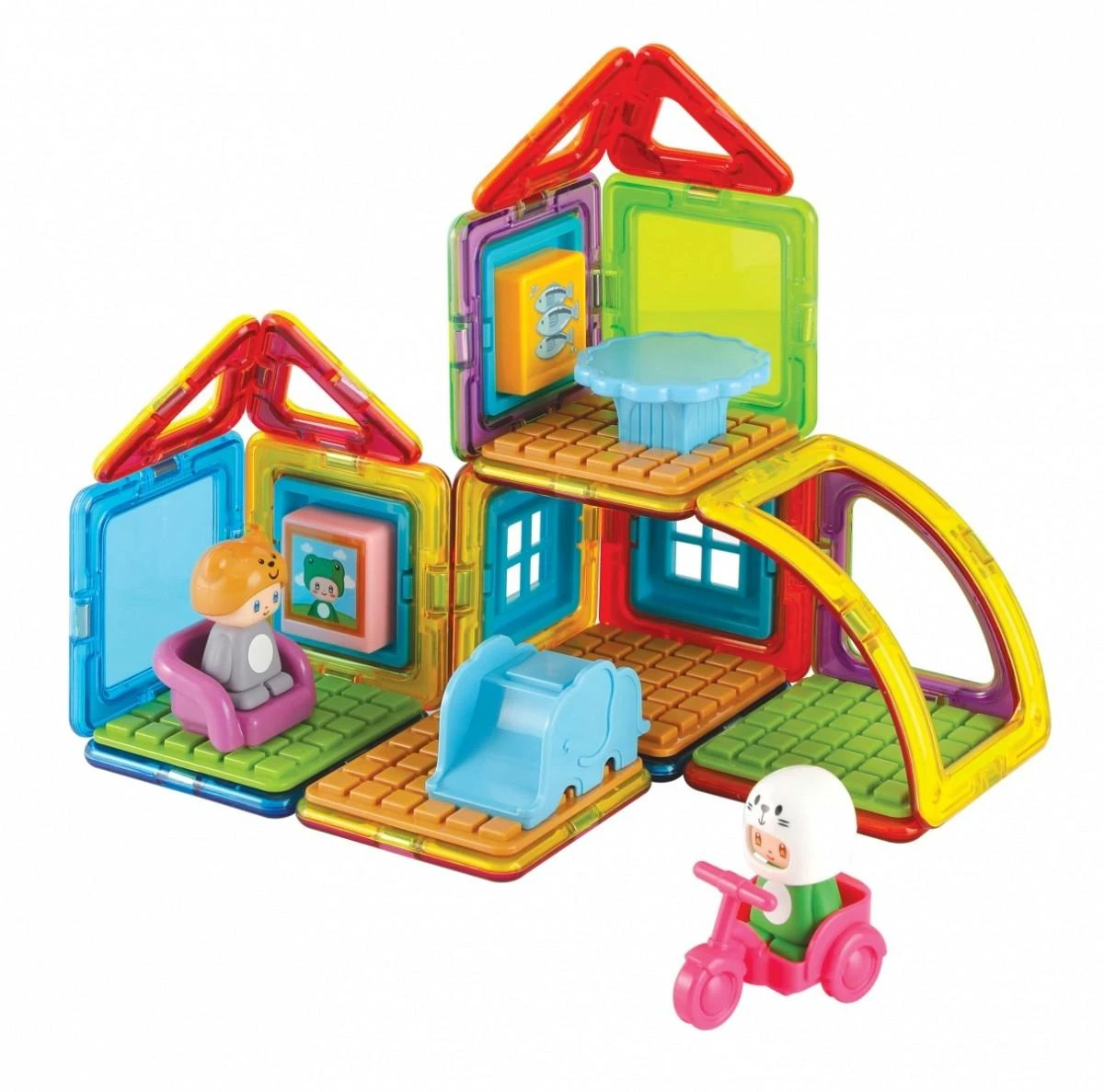 Magformers Cube House magnetiniai blokeliai - Varlė