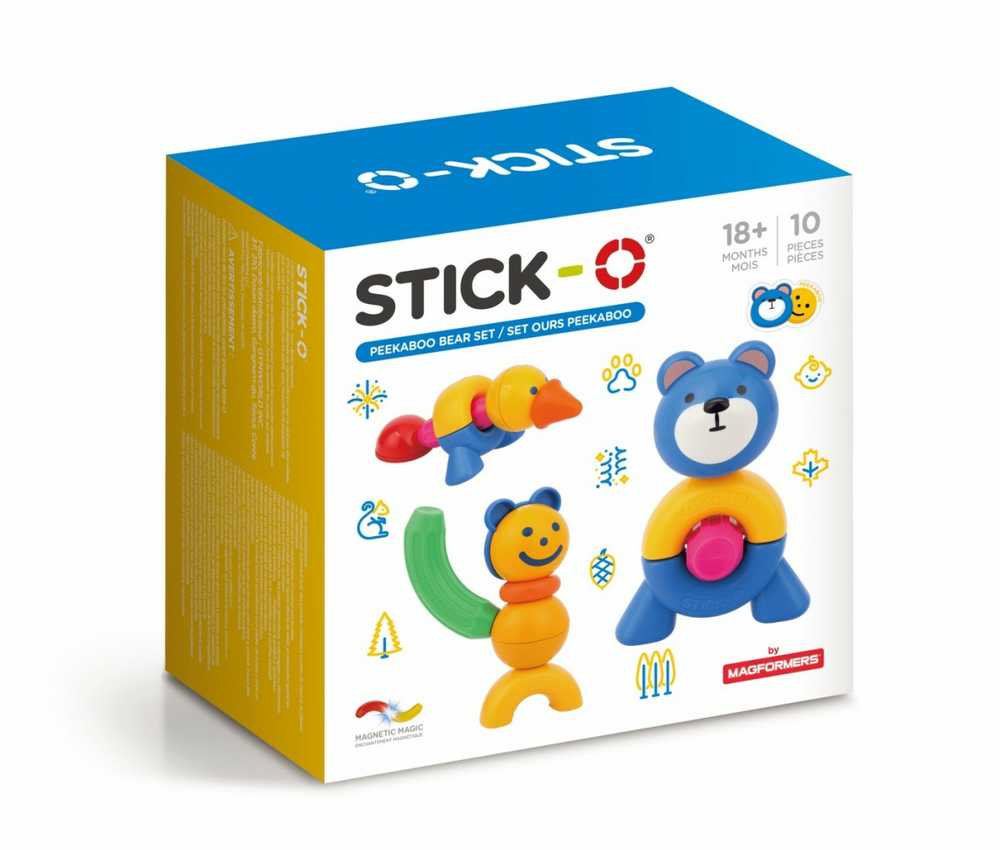 Magformers STICK-O BEAR RINKINYS 10 ELEMENTŲ