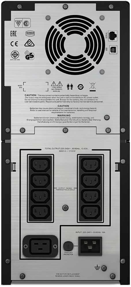APC SMART-UPS C 30000VA LCD 230V BOKŠTAS