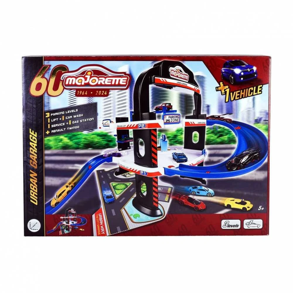 Majorette Majorette miesto garažas 60 metų jubiliejus + 1 automobilis 212059982