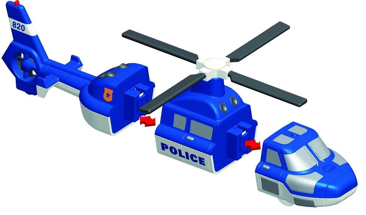 Malblo magnetinės policijos transporto priemonės