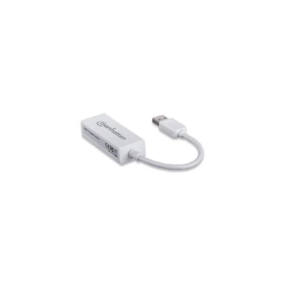 Manhattan baltas USB į Ethernet tinklo adapteris