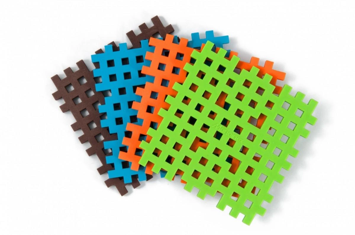 Marioinex Konstrukciniai blokeliai Mini Waffle Mini Base, 4 Vnt