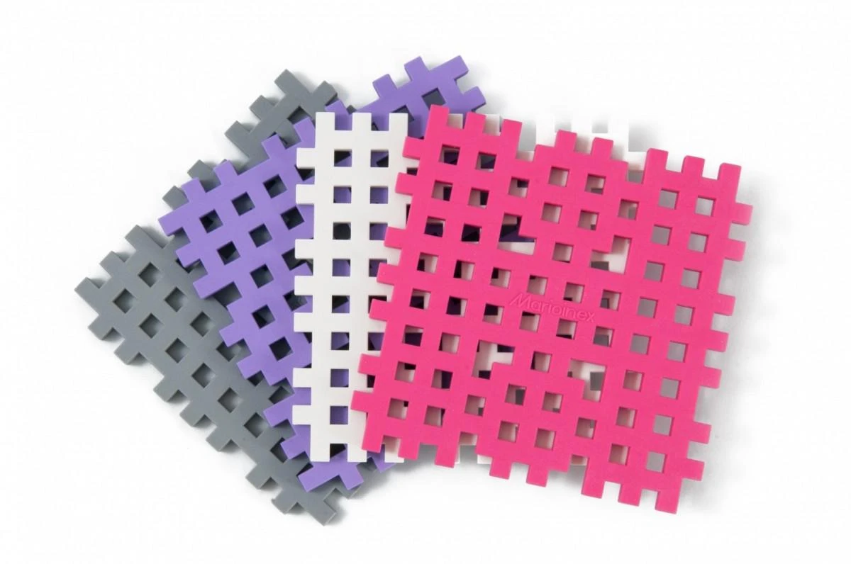 Marioinex Konstrukciniai blokeliai Mini Waffle Mini Base, 4 Vnt