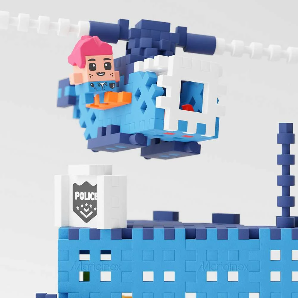 Konstruktorius Marioinex Mini Waffle policijos nuovadą, 280 d.