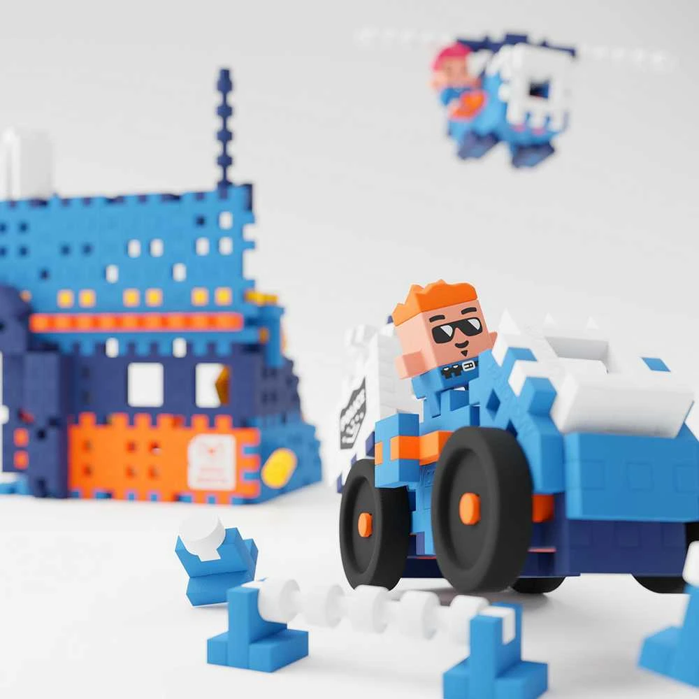 Konstruktorius Marioinex Mini Waffle policijos nuovadą, 280 d.