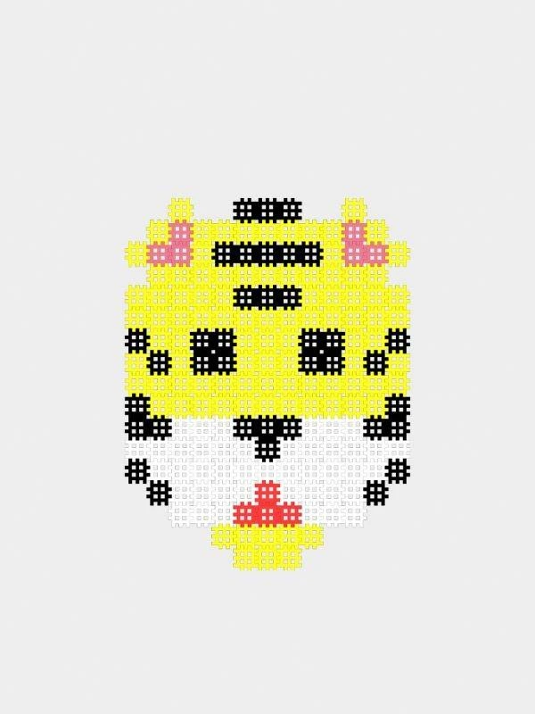 Konstruktorius Marioinex Micro Waffle Tigras 230 el.