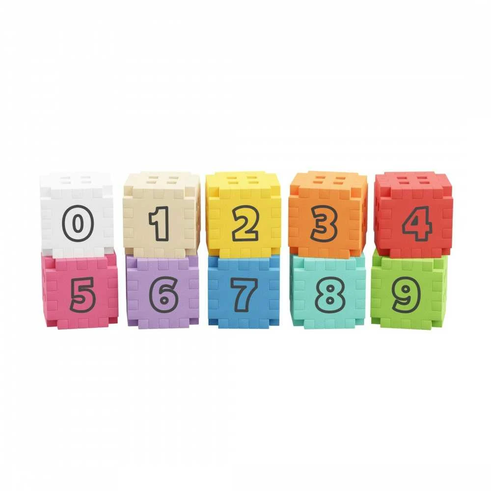Marioinex ***** Vafliniai blokai EDU kubeliai matematika. 60el 06408