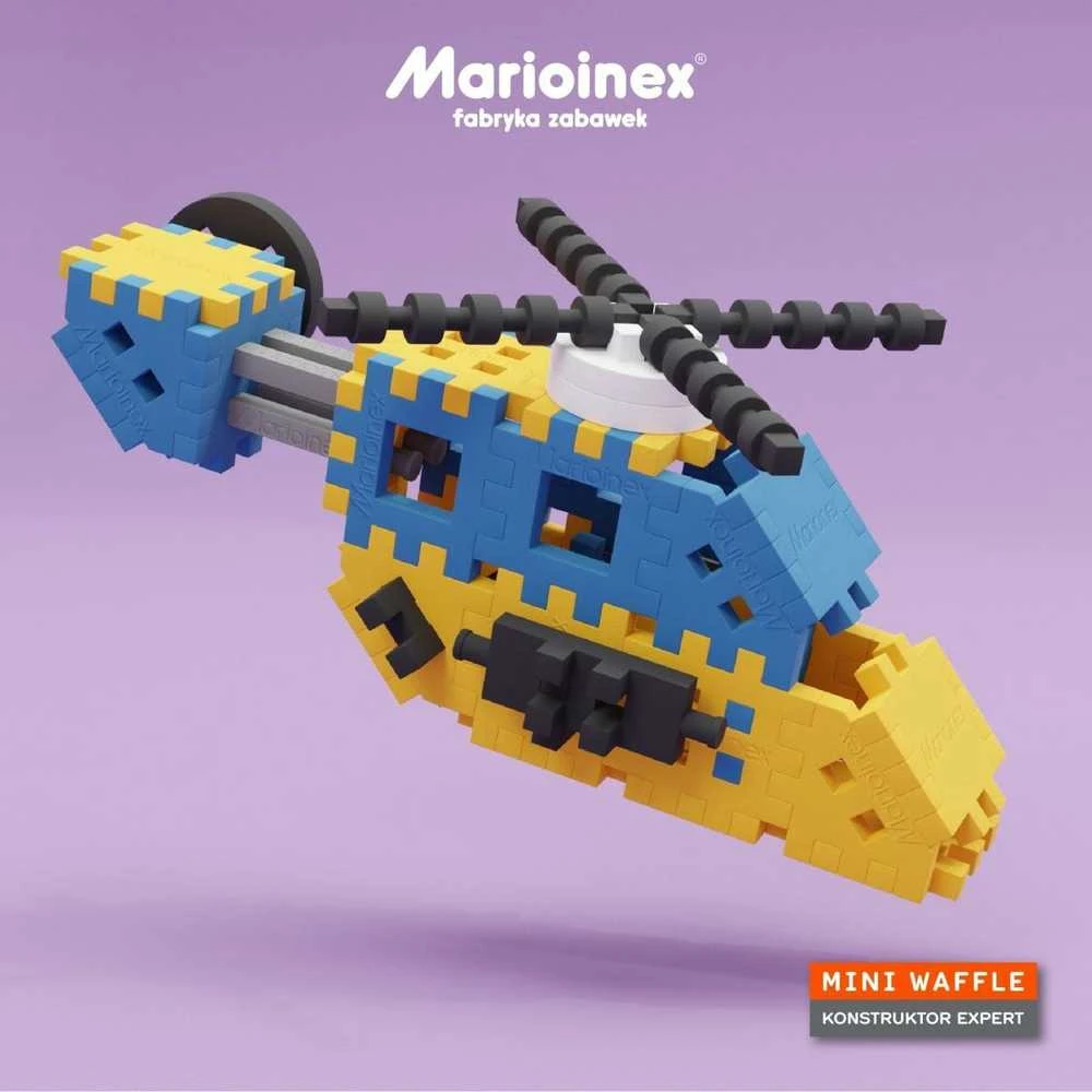 Marioinex Mini kaladėlės(vaffle) konstruktorius ekspetas, 141vnt