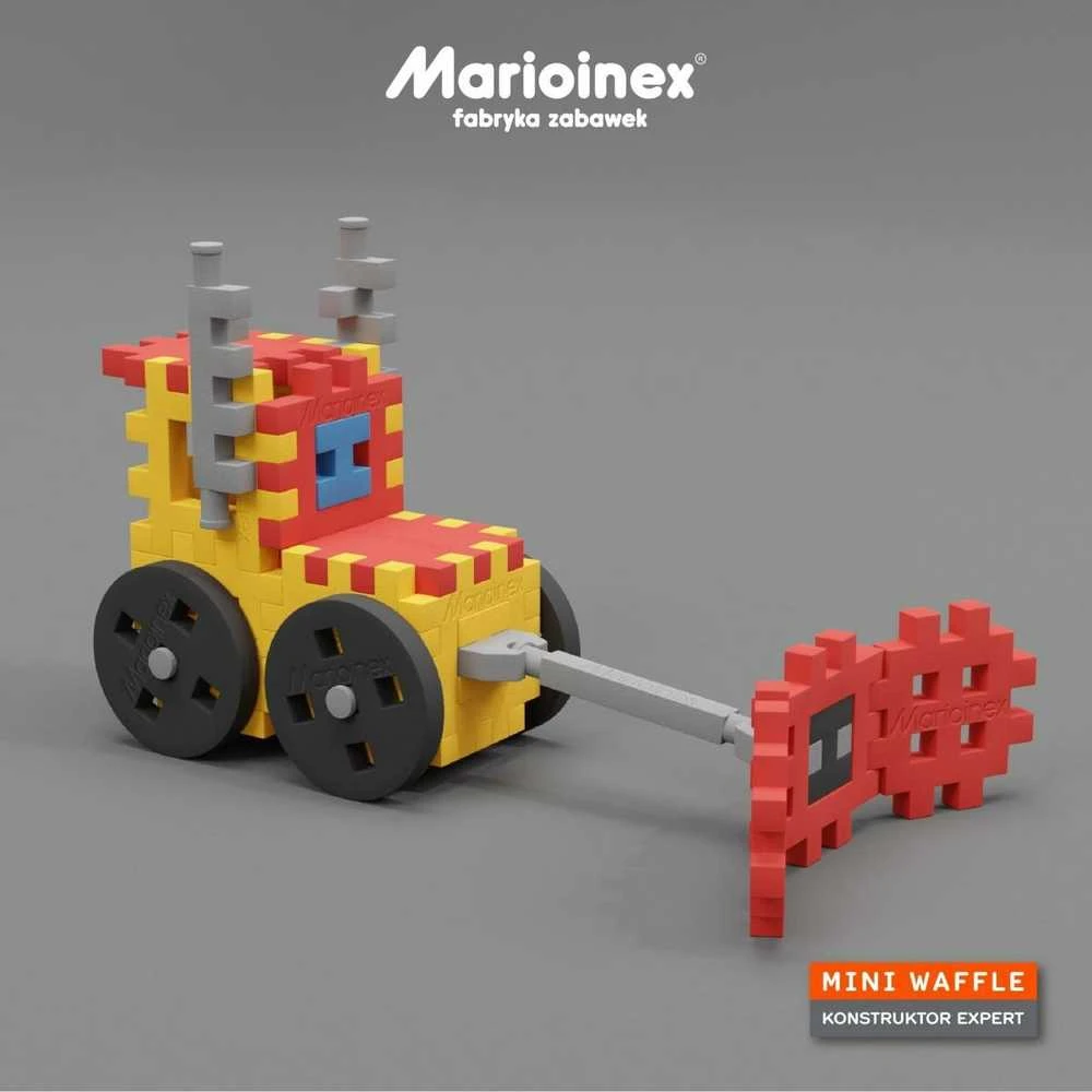 Marioinex Mini kaladėlės(vaffle) konstruktorius ekspetas, 141vnt