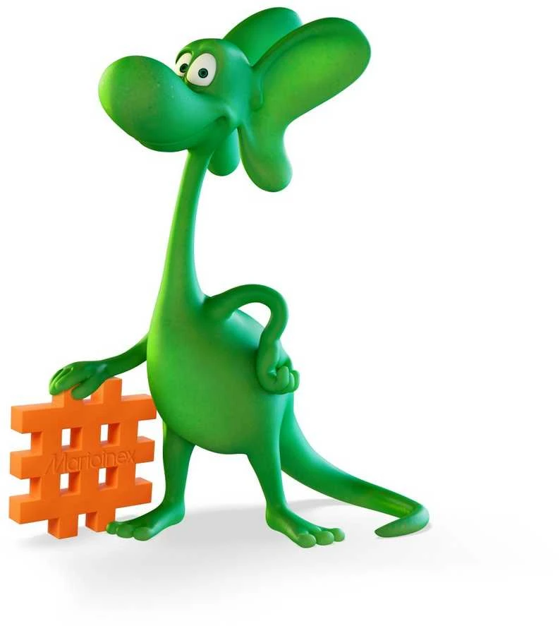 Marioinex Diplodocus Dragon and Scene 25vnt Mini Vaflis ZA5498