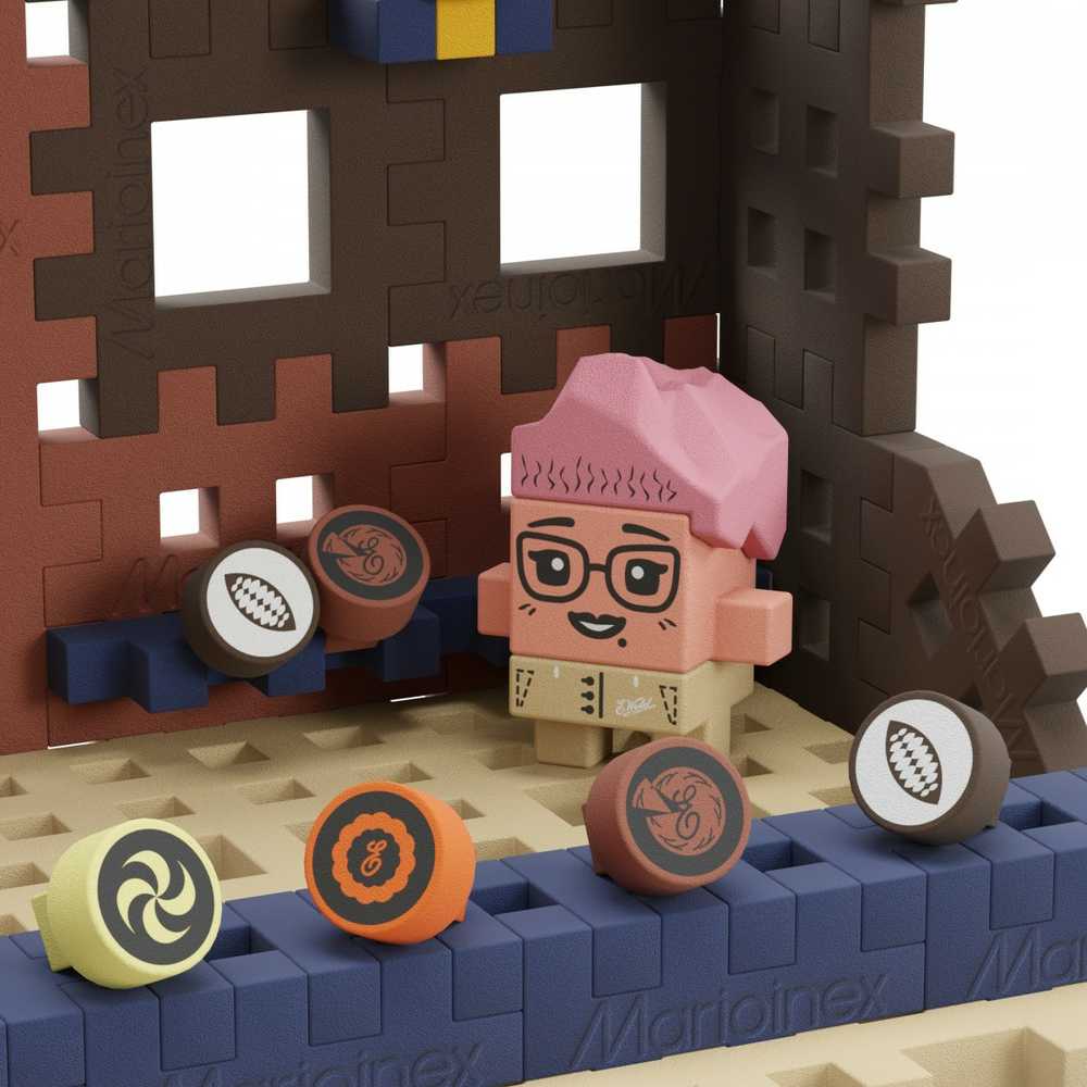 Mini vaflinis vėdaras 230el Šokolado fabrikas - Marioinex