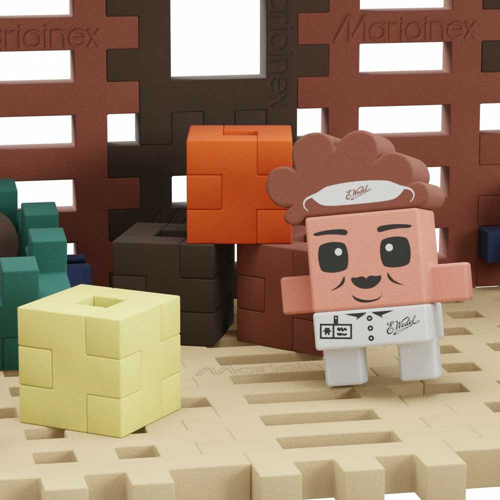 Mini vaflinis vėdaras 230el Šokolado fabrikas - Marioinex