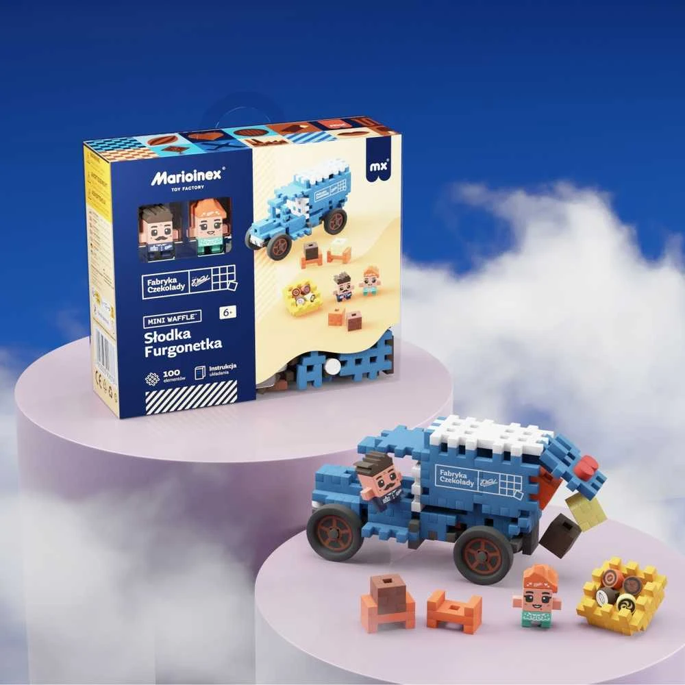 Mini vafliniai ledinukai 100el Sweet van - Marioinex