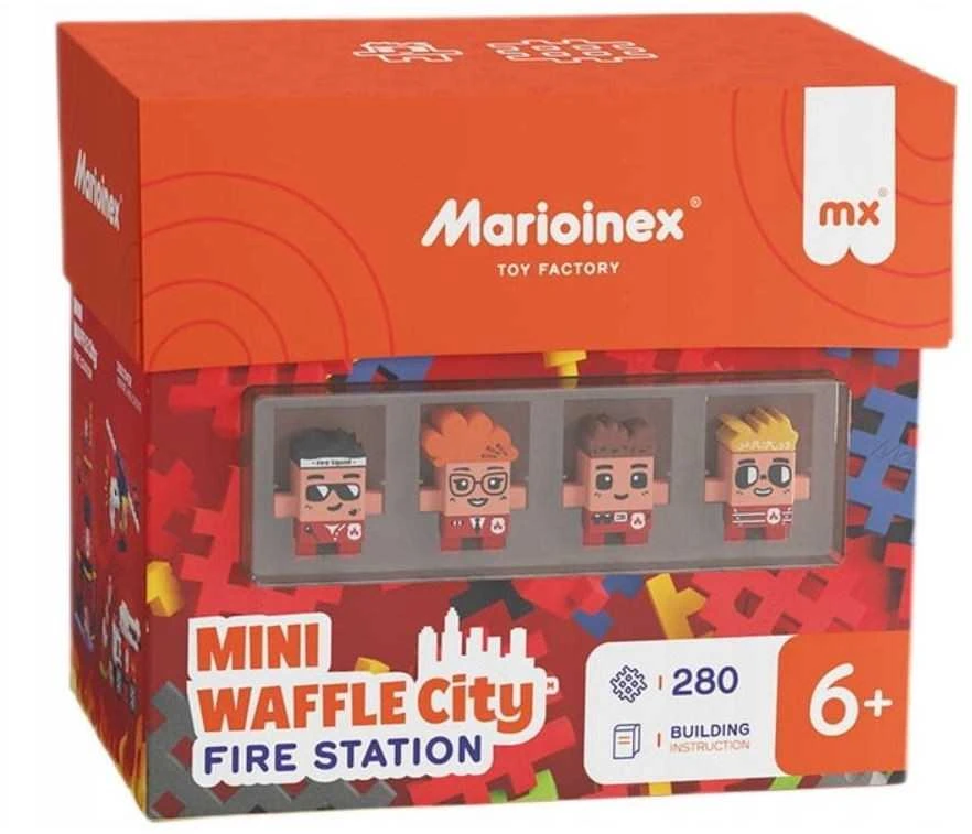 Marioinex mini vafliniai konstruktoriai – Miestas: Gaisrinė, 280 detalių