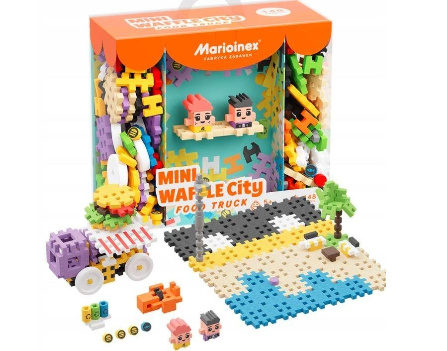 Konstruktorius Mini Waffle City - Maisto sunkvežimis