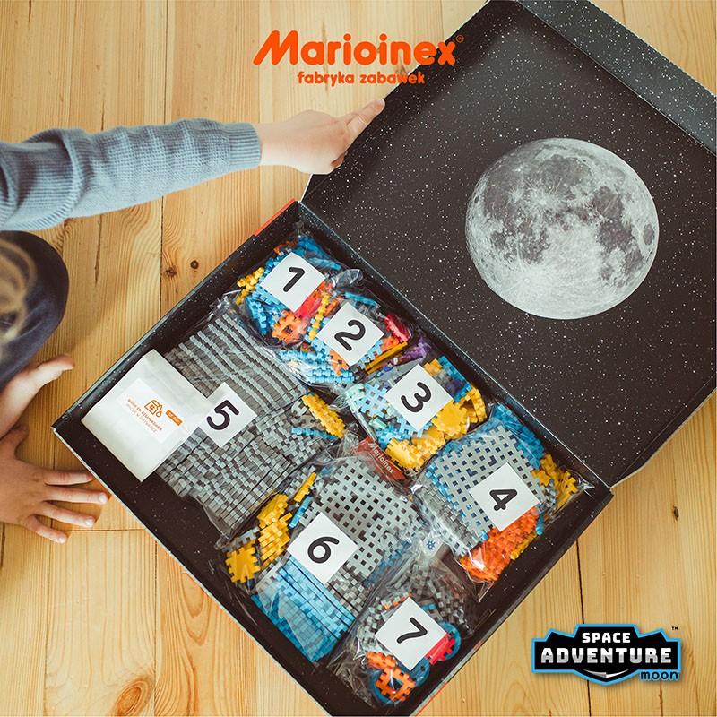 MARIOINEX mini vafliniai konstravimo kaladėlės, kosmoso pagrindas, 618 detalių