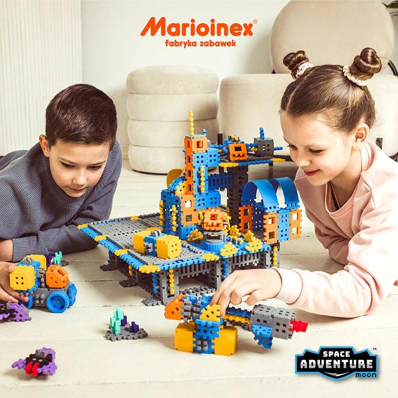 MARIOINEX mini vafliniai konstravimo kaladėlės, kosmoso pagrindas, 618 detalių