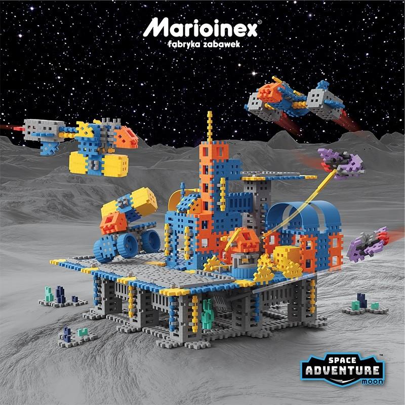 MARIOINEX mini vafliniai konstravimo kaladėlės, kosmoso pagrindas, 618 detalių