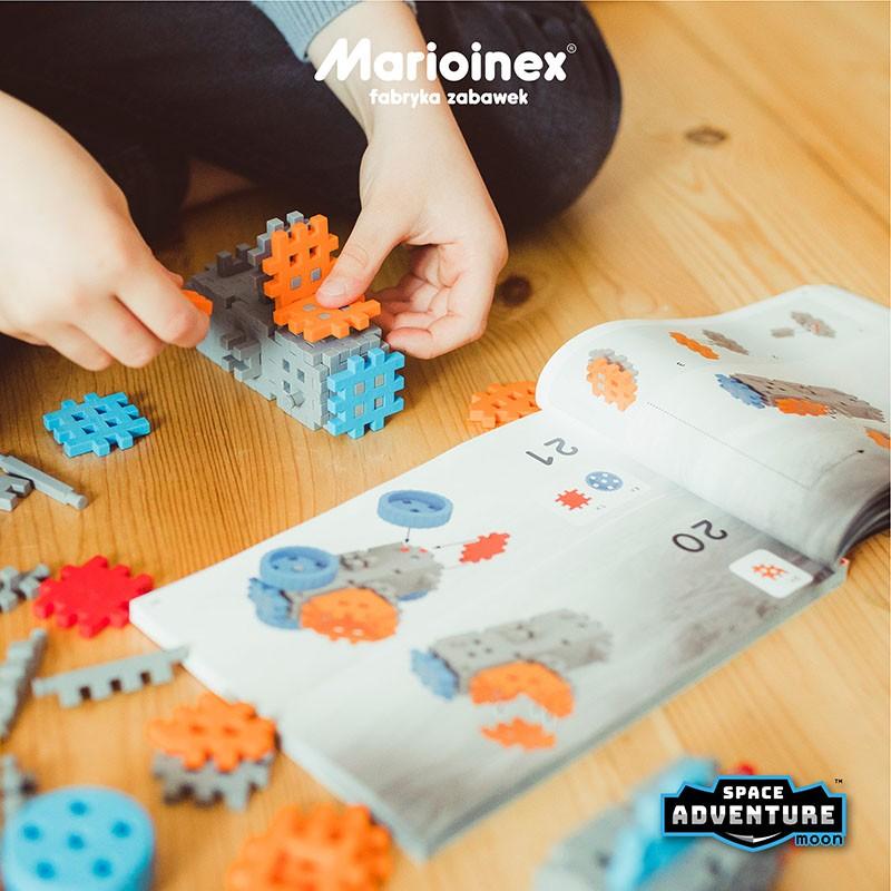 MARIOINEX mini vafliniai konstravimo kaladėlės, kosmoso pagrindas, 618 detalių