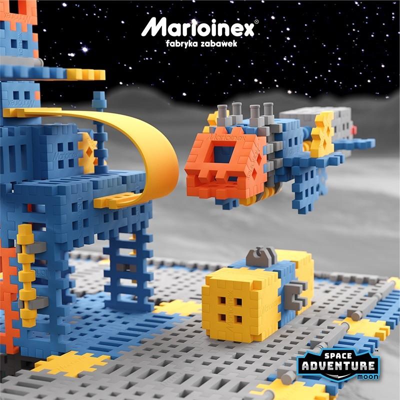 MARIOINEX mini vafliniai konstravimo kaladėlės, kosmoso pagrindas, 618 detalių