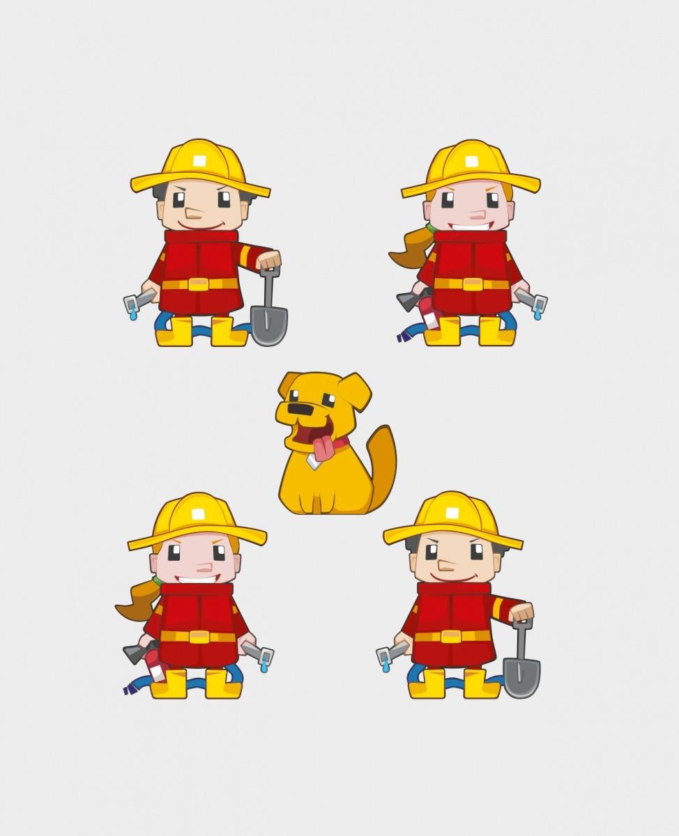 Konstruktorius Marioinex Mini Waffle Fireman 185 el.
