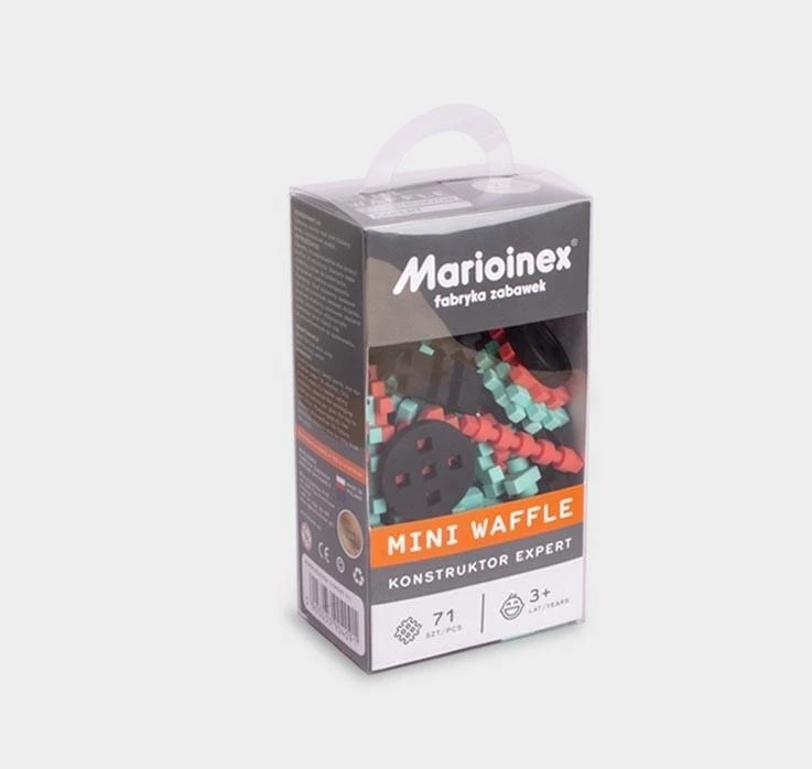 Konstruktorius Marioinex Mini Waffle Expert 71 el.