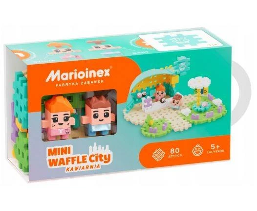 Konstruktorius Marioinex Mini Waffle Kavinė, 80 d.