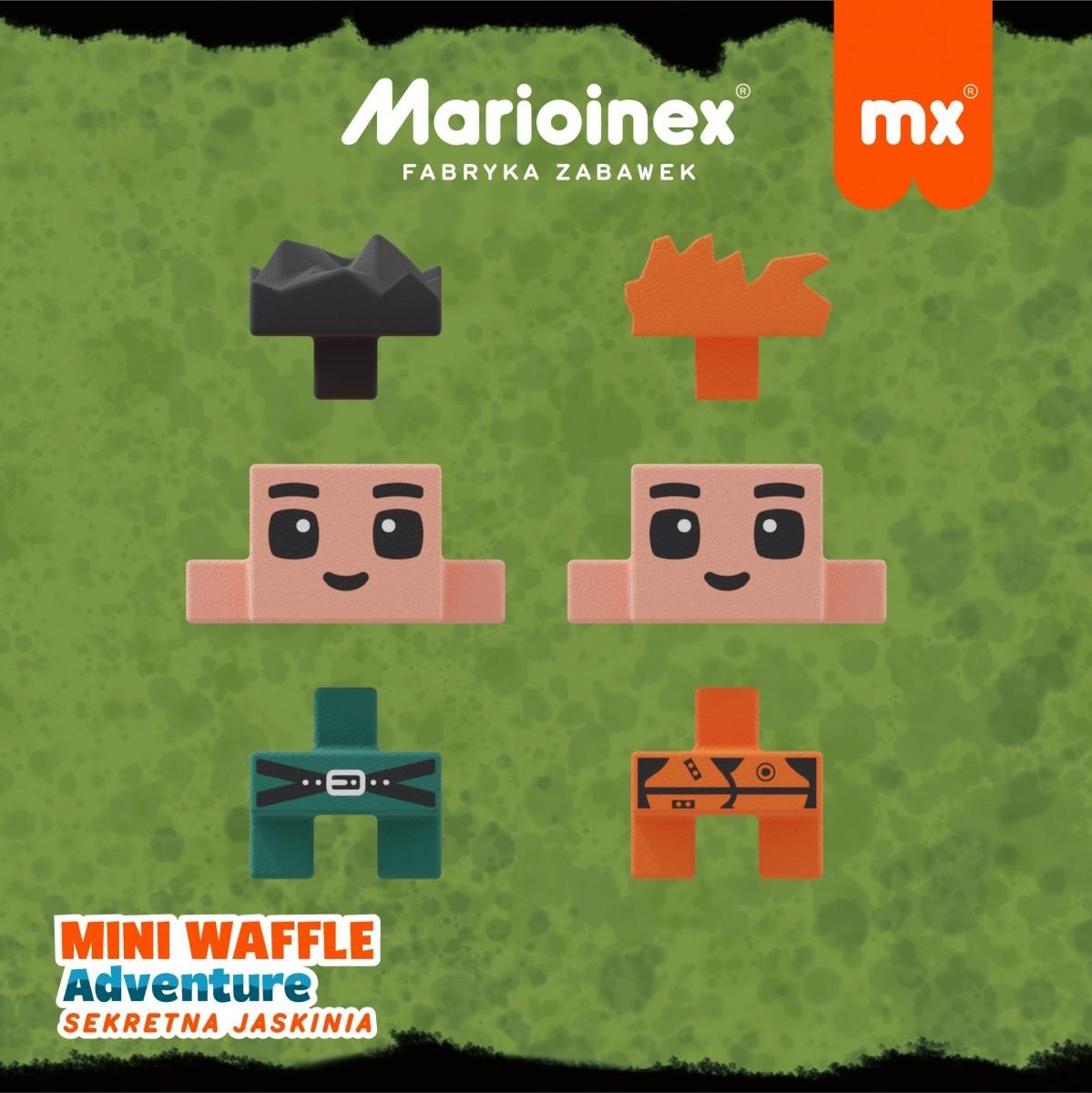 Konstruktorius Marioinex Mini Waffle Slaptas urvas, 148 d.