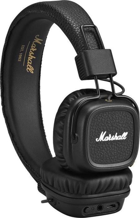 Ausinės Marshall MAJOR II BLUETOOTH Juodos | Varle.lt