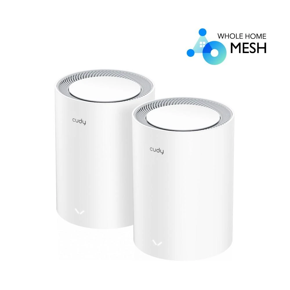 Maršrutizatorius NAMŲ SISTEMA WI-FI CUDY-M1800/2 Wi-Fi 6, 2.4 GHz, 5 GHz, 574 Mbps + 1201 Mbps