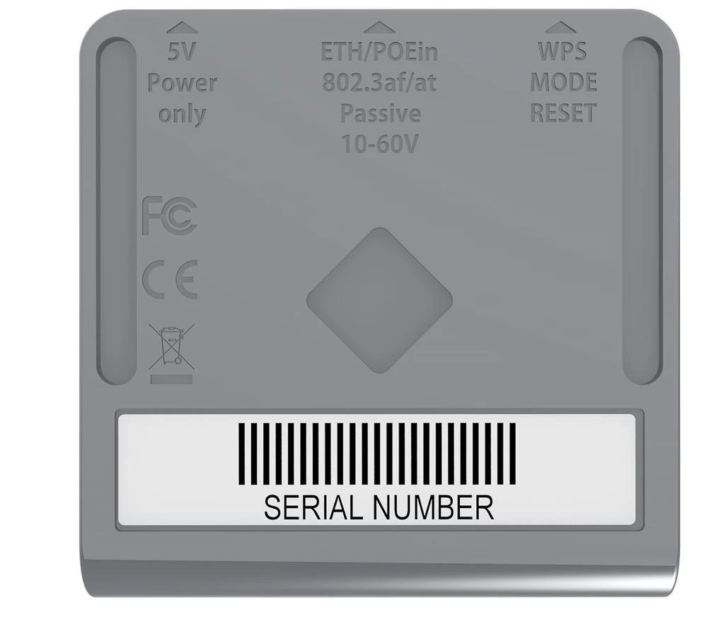 Maršrutizatorius Mikrotik „MicroTick“ | RBmAPL-2nD | „mAP lite“ | 802.11n | 150 Mbps | 10/100 Mbps | Ethernet LAN (RJ-45) jungtis 1 | MU-MiMO Ne | 12 min.