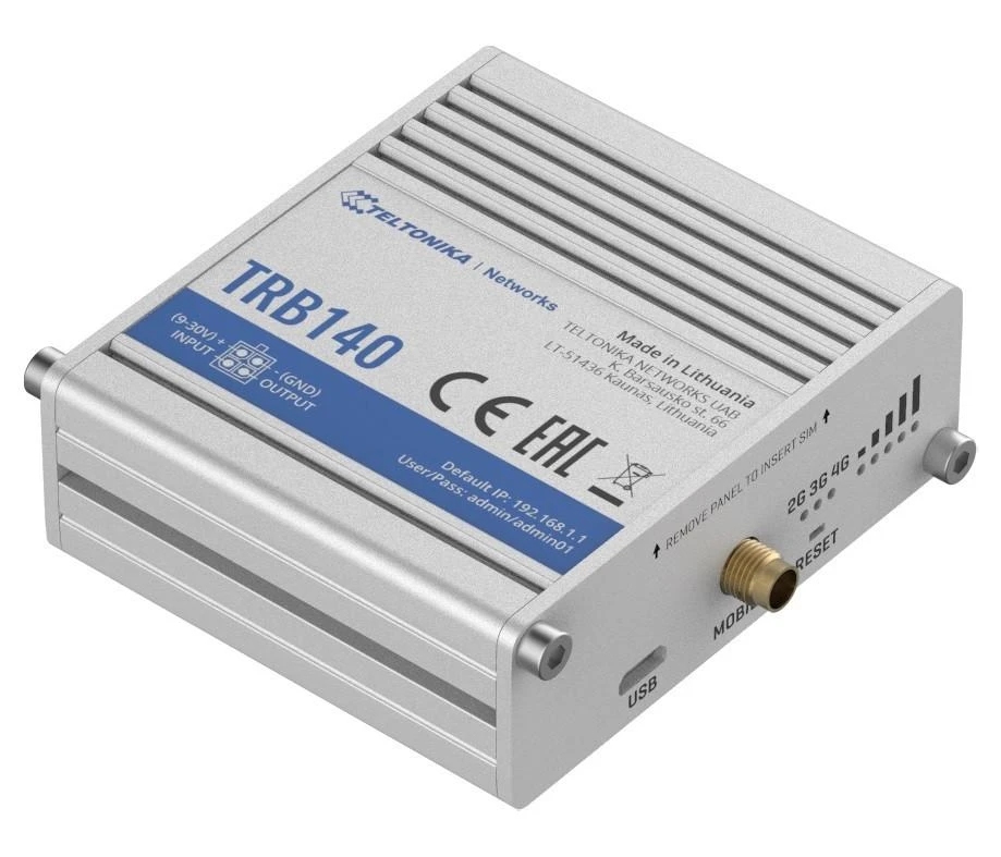Šakotuvas TELTONIKA IOT GATEWAY TRB140 ETH